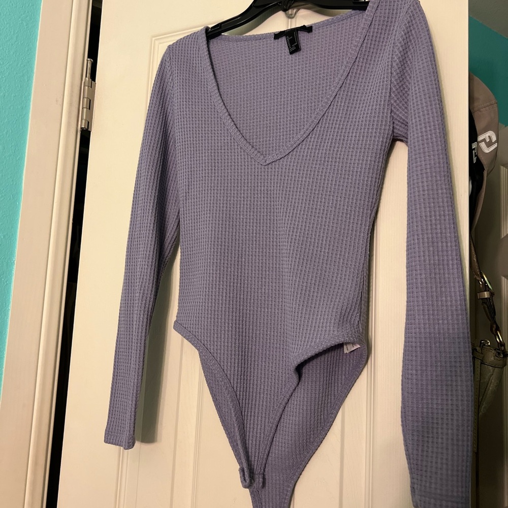 Purple Long Sleeve Bodysuit